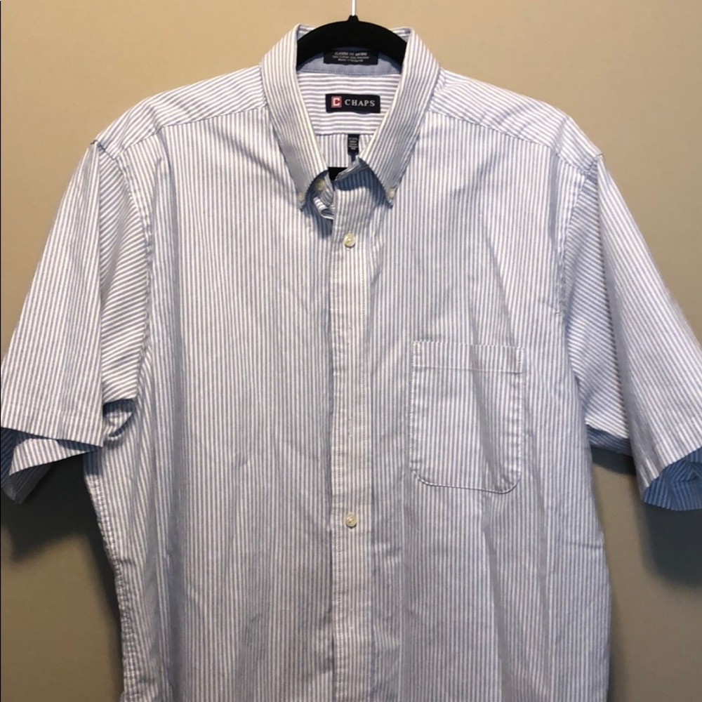 Chaps short sleeve button down shirt